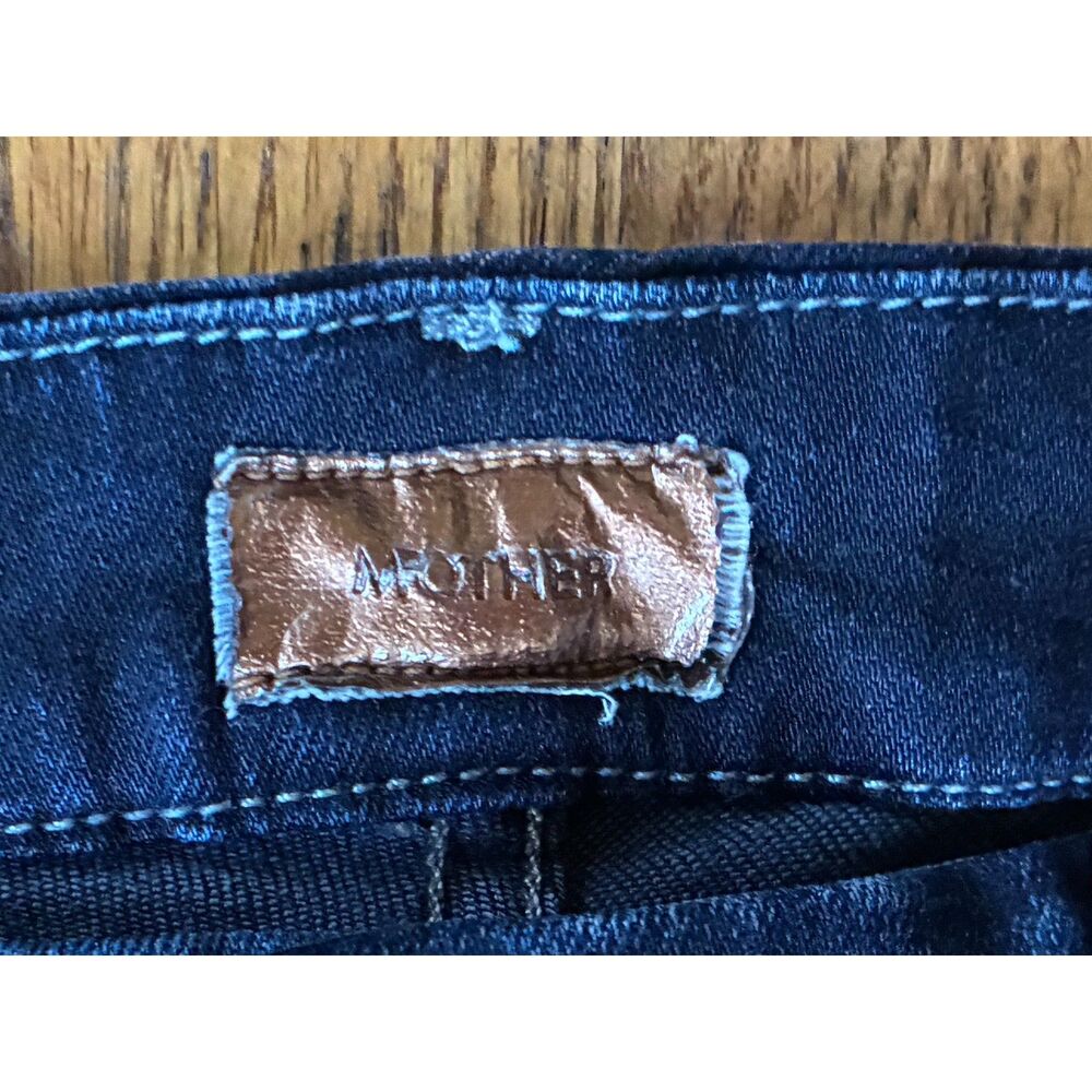 Mother Denim Blue High Waisted Looker Coffee, Tea or Me Jeans Women's Size 31 - Picture 3 of 12